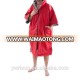 2017 Waterproof Surf Poncho Dry Change Robe With 100% Cotton Warm Towel lining For Adult